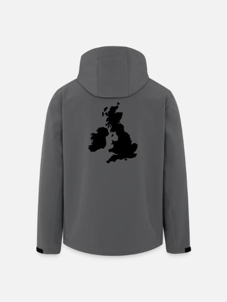 Great Britain - Men’s Recycled Softshell Jacket by Stanley/Stella - anthracite