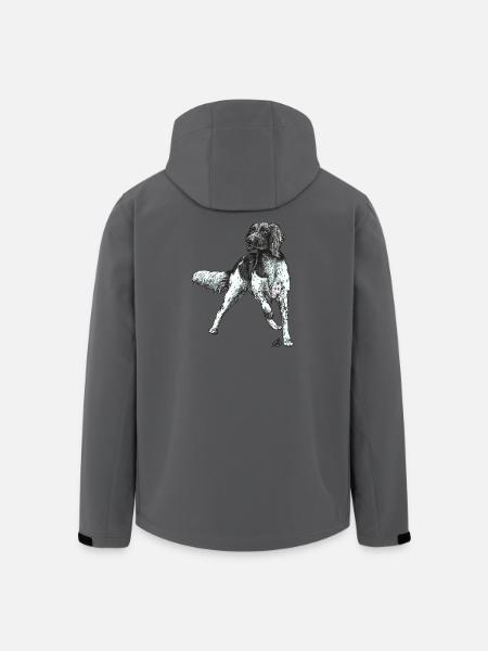 Münsterländer - Recycelte Männer Softshell-Jacke von Stanley/Stella - Anthrazit