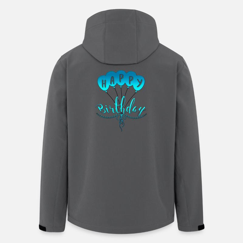 Birthday Luftballon - Recycelte Männer Softshell-Jacke von Stanley/Stella - Anthrazit