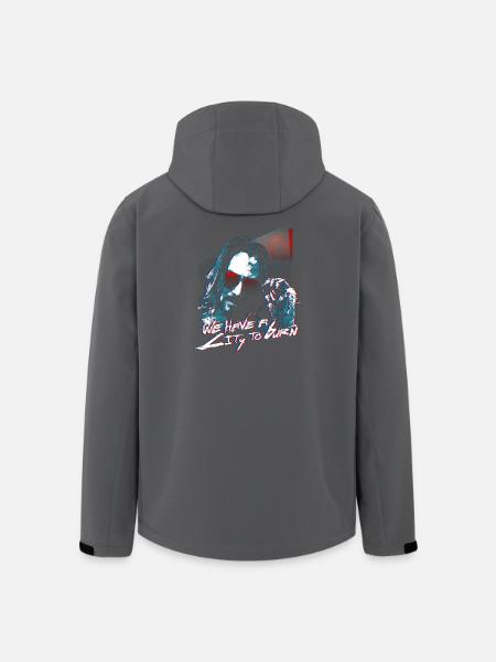 Wir haben eine Stadt zum Verbrennen - Recycelte Männer Softshell-Jacke von Stanley/Stella - Anthrazit