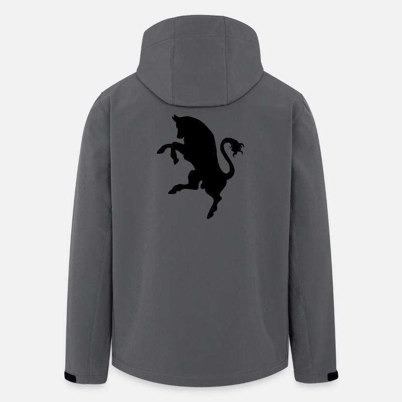 Bulle, Bulle - Recycelte Männer Softshell-Jacke von Stanley/Stella - Anthrazit