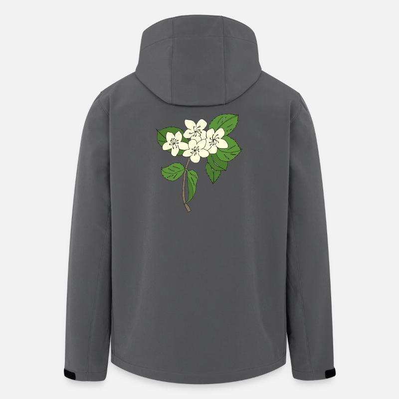 birnbaum blüten - Recycelte Männer Softshell-Jacke von Stanley/Stella - Anthrazit