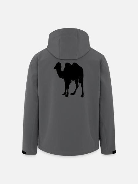 Camel, Camel - Men’s Recycled Softshell Jacket by Stanley/Stella - anthracite