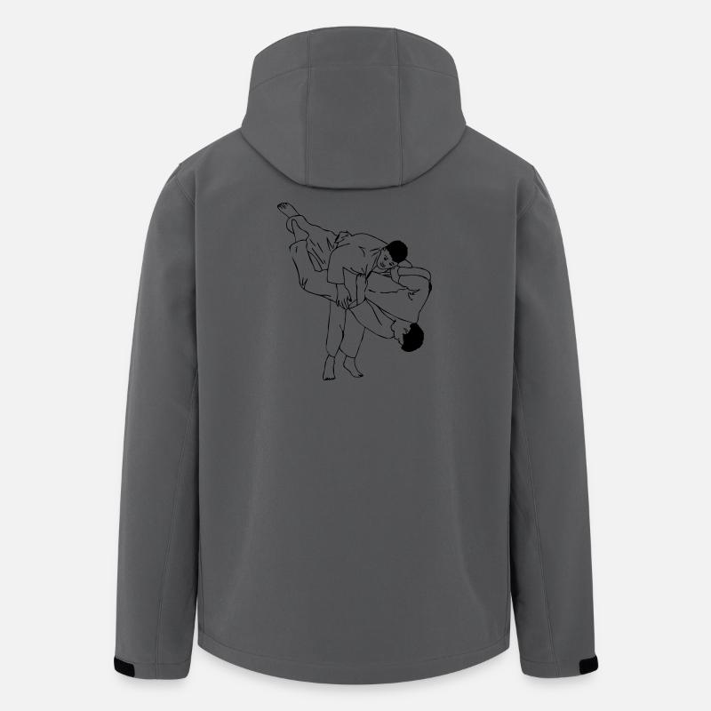 Judowurf Männer - Recycelte Männer Softshell-Jacke von Stanley/Stella - Anthrazit