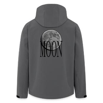 Cradle - Grey Moon - Men’s Recycled Softshell Jacket by Stanley/Stella - anthracite - Back - AI Model Male 185 light (185cm)