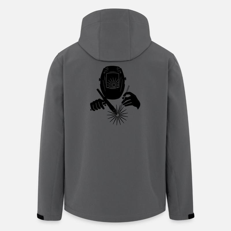 Schweißen - Recycelte Männer Softshell-Jacke von Stanley/Stella - Anthrazit