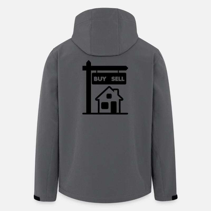 Kaufen Verkauf Logo Broker - Recycelte Männer Softshell-Jacke von Stanley/Stella - Anthrazit