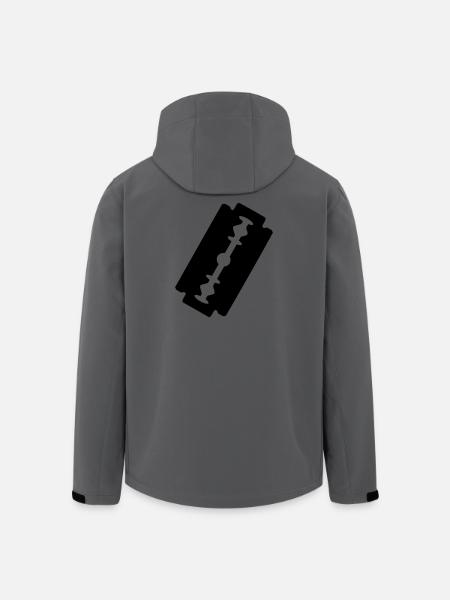 Logo razor blade. - Men’s Recycled Softshell Jacket by Stanley/Stella - anthracite