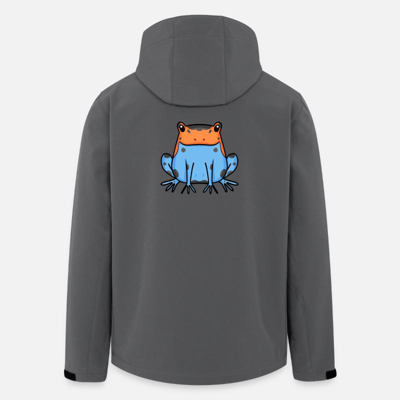 Baumsteigerfrosch Baumsteigerfrösche Frosch - Recycelte Männer Softshell-Jacke von Stanley/Stella - Anthrazit