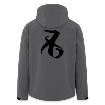 Love rune Shadowhunters - Men’s Recycled Softshell Jacket by Stanley/Stella - anthracite - Back - AI Model Male 185 light (185cm)