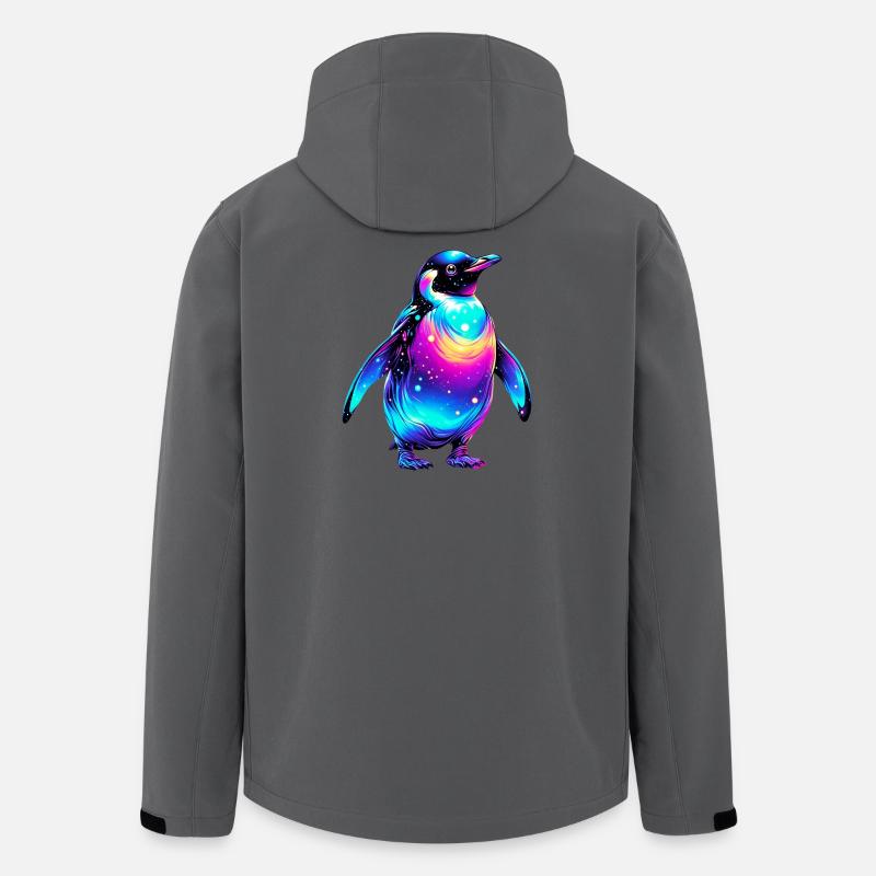 Penguin - Men’s Recycled Softshell Jacket by Stanley/Stella - anthracite