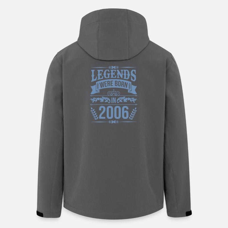 Legenden wurden 2006 geboren - Recycelte Männer Softshell-Jacke von Stanley/Stella - Anthrazit