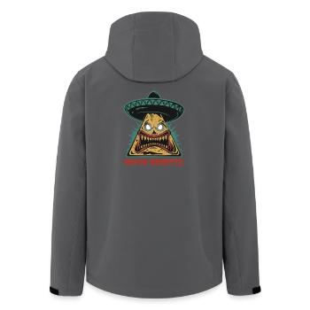 Nacho Monster Fiesta - Recycelte Männer Softshell-Jacke von Stanley/Stella - Anthrazit - Hinten - AI Model Male 185 light (185cm)