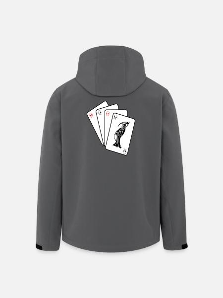 Grim Reaper Cards - Men’s Recycled Softshell Jacket by Stanley/Stella - anthracite