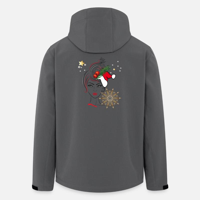 Weihnachten Christmas - Recycelte Männer Softshell-Jacke von Stanley/Stella - Anthrazit