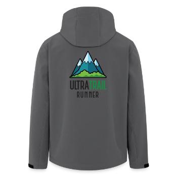 Ultra-Trailrunner - Recycelte Männer Softshell-Jacke von Stanley/Stella - Anthrazit - Hinten - AI Model Male 185 light (185cm)