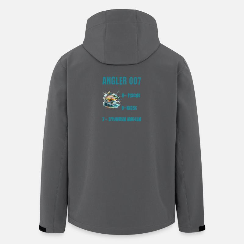 Angler - Recycelte Männer Softshell-Jacke von Stanley/Stella - Anthrazit