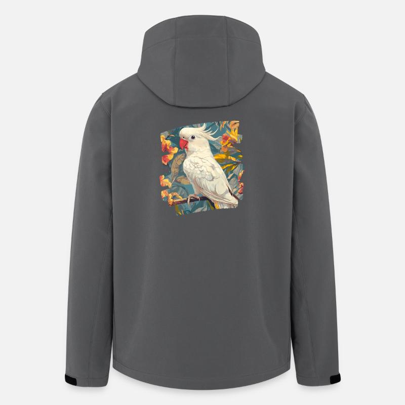 Kakadu - Recycelte Männer Softshell-Jacke von Stanley/Stella - Anthrazit