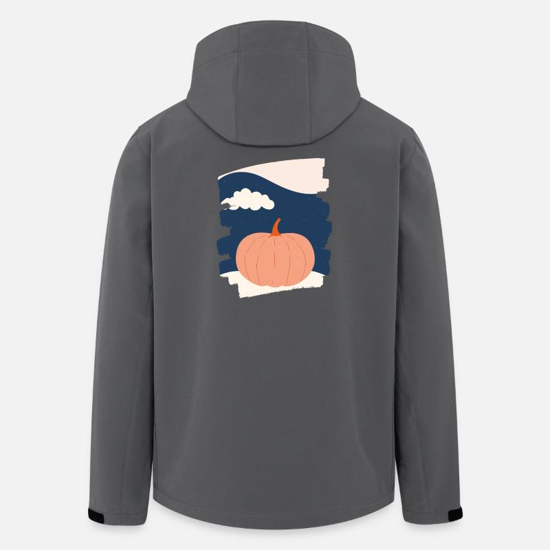 Kürbis - Recycelte Männer Softshell-Jacke von Stanley/Stella - Anthrazit