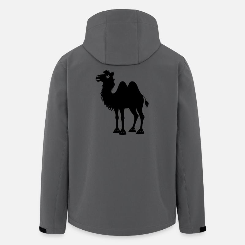 Shadow camel - Men’s Recycled Softshell Jacket by Stanley/Stella - anthracite