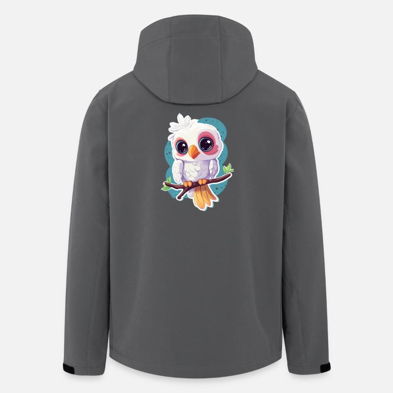 Kakadu - Recycelte Männer Softshell-Jacke von Stanley/Stella - Anthrazit