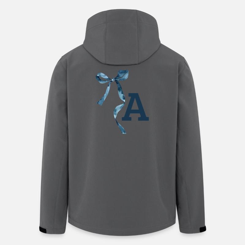 Monogramm Geschenkidee - Recycelte Männer Softshell-Jacke Discoverer von Stanley/Stella - Anthrazit