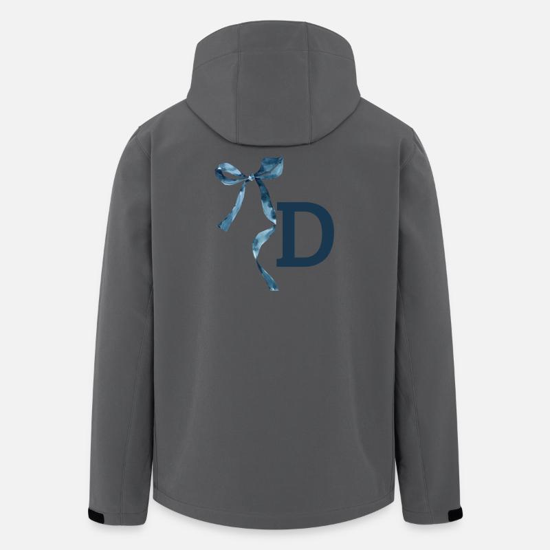 Monogramme d idée cadeau  - Veste softshell homme en polyester recyclé Stanley/Stella - charbon