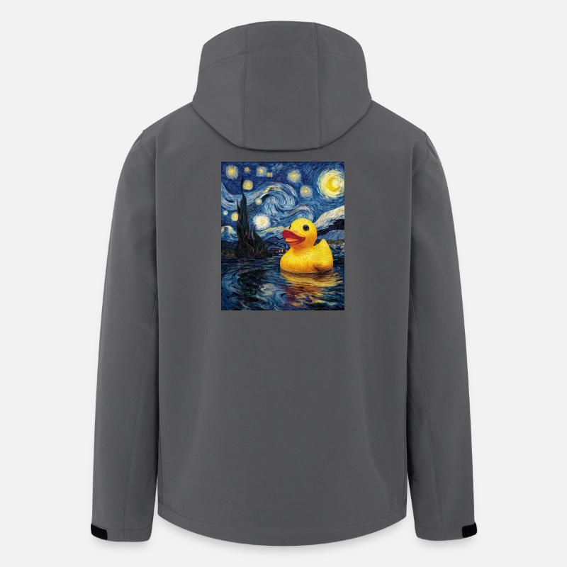 Quietscheentchen - Recycelte Männer Softshell-Jacke von Stanley/Stella - Anthrazit