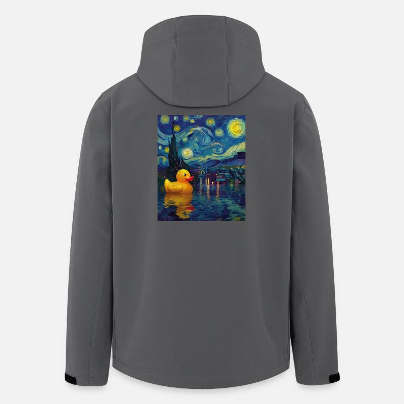 Quietscheentchen - Recycelte Männer Softshell-Jacke von Stanley/Stella - Anthrazit