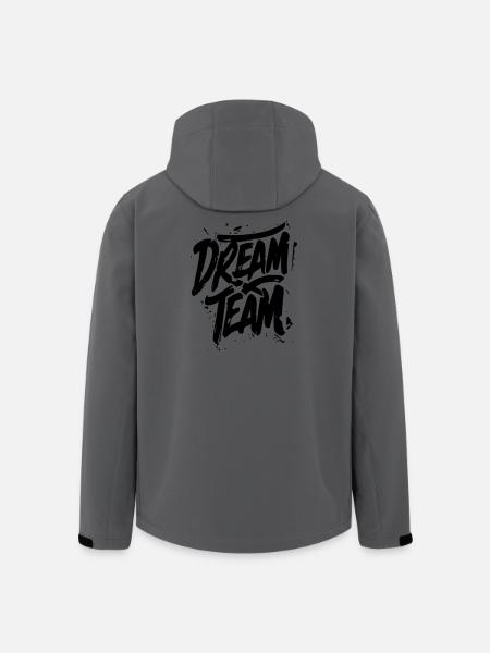 Équipe de rêve - Veste softshell homme en polyester recyclé Stanley/Stella - charbon