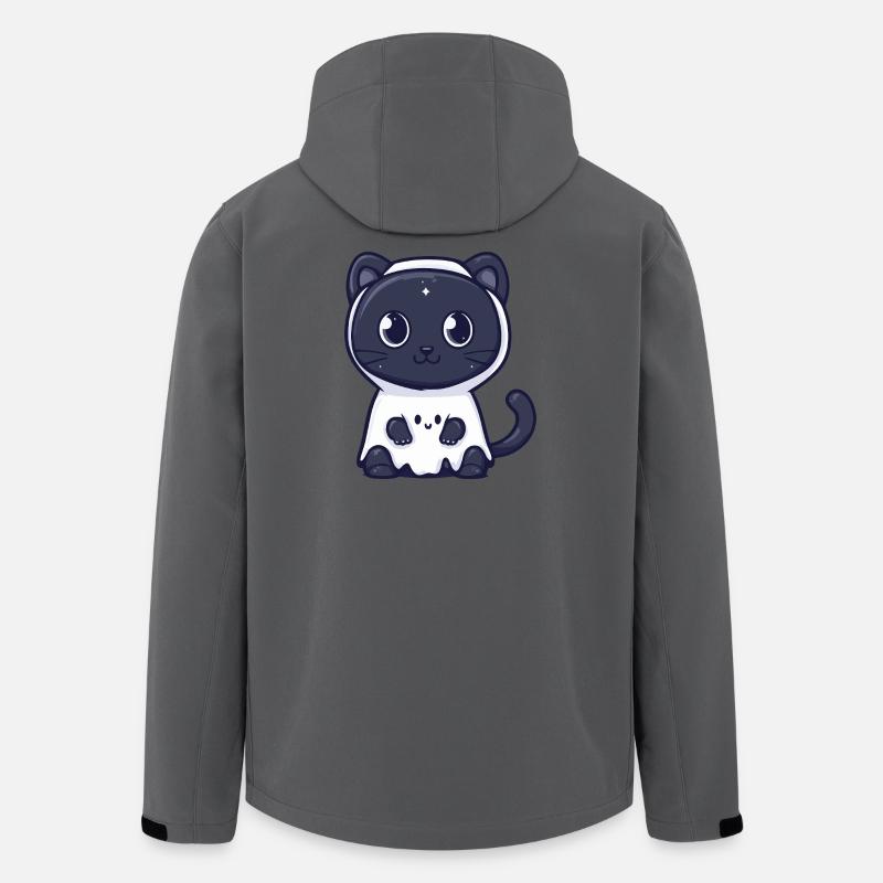 Panther Halloween Ghost - Men’s Recycled Softshell Jacket by Stanley/Stella - anthracite