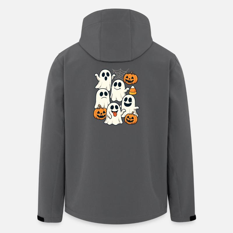 Halloween Ghosts & Ghosts Outfit Ghosts - Men’s Recycled Softshell Jacket by Stanley/Stella - anthracite