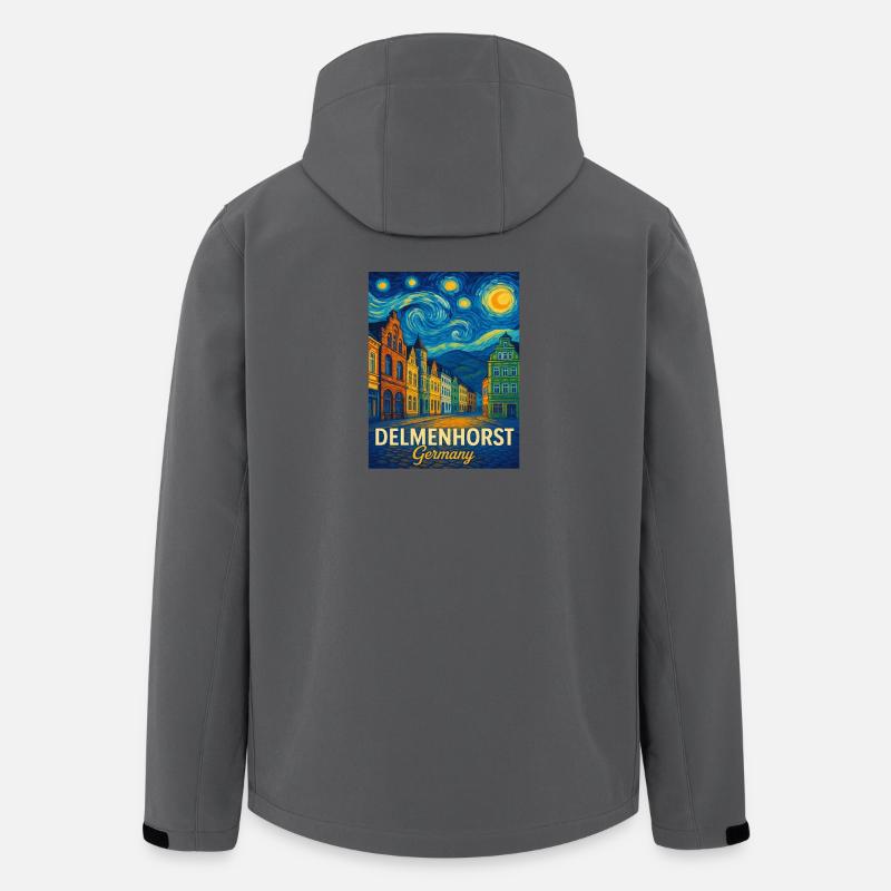 Delmenhorst - Recycelte Männer Softshell-Jacke von Stanley/Stella - Anthrazit