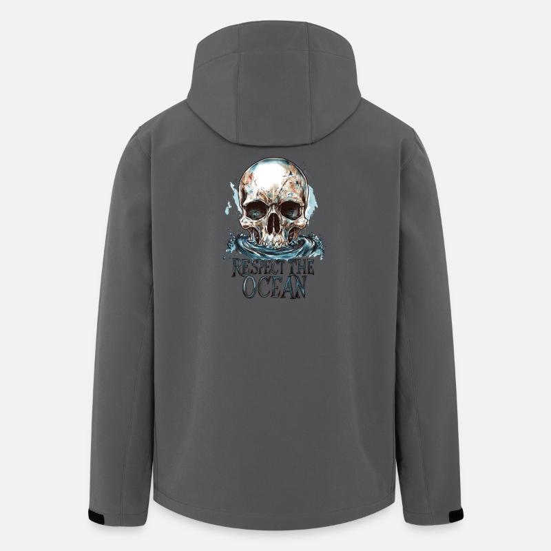 Diver Ocean Respect Dive - Men’s Recycled Softshell Jacket by Stanley/Stella - anthracite