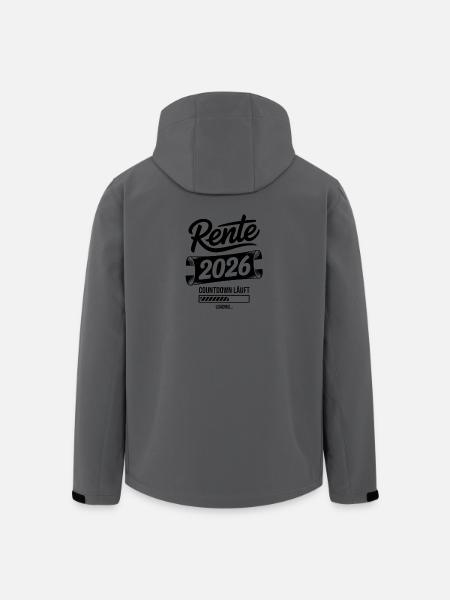 Pension 2026 Countdown Chart - Men’s Recycled Softshell Jacket by Stanley/Stella - anthracite
