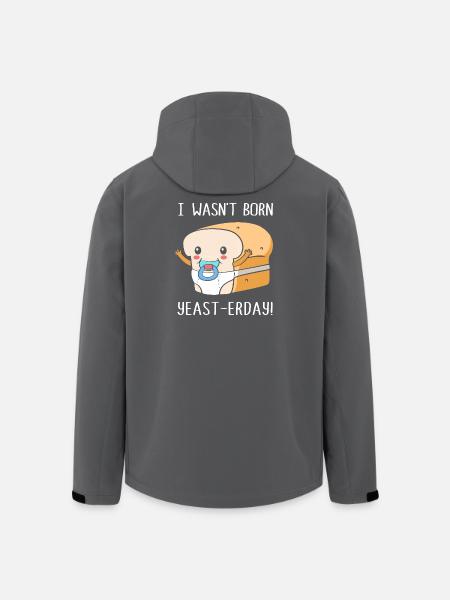 Baker Baker Baking - Veste softshell homme en polyester recyclé Stanley/Stella - charbon
