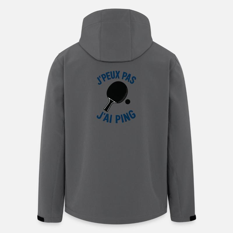 I can't I Ping - Men’s Recycled Softshell Jacket by Stanley/Stella - anthracite