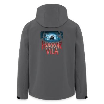 Horreur Vila Maison Hantée Forêt nocturne Effrayante - Veste softshell homme en polyester recyclé Stanley/Stella - charbon - Dos - AI Model Male 185 light (185cm)