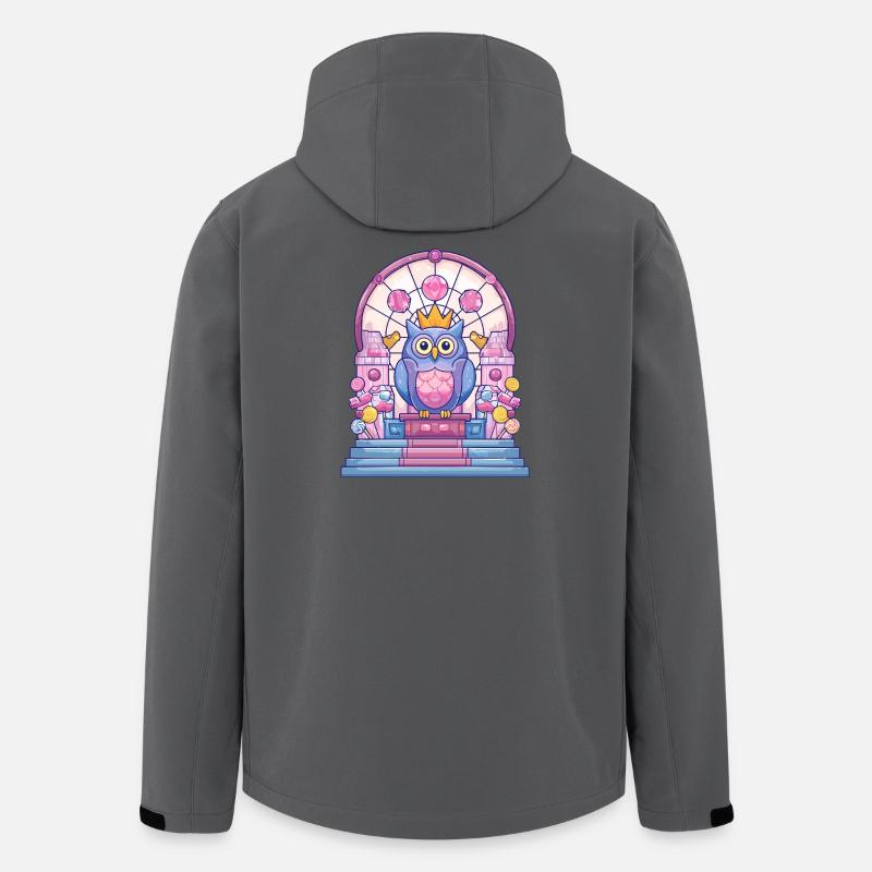 Sugar Throne Owl Ruler - Men’s Recycled Softshell Jacket by Stanley/Stella - anthracite