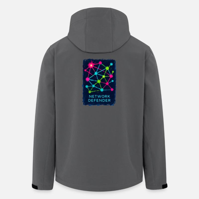 Network and Cyber Security Defender - Men’s Recycled Softshell Jacket by Stanley/Stella - anthracite