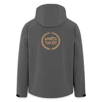 Whisk Taker Funny Baking Pastry Chef Design - Men’s Recycled Softshell Jacket by Stanley/Stella - anthracite - Back - AI Model Male 185 light (185cm)