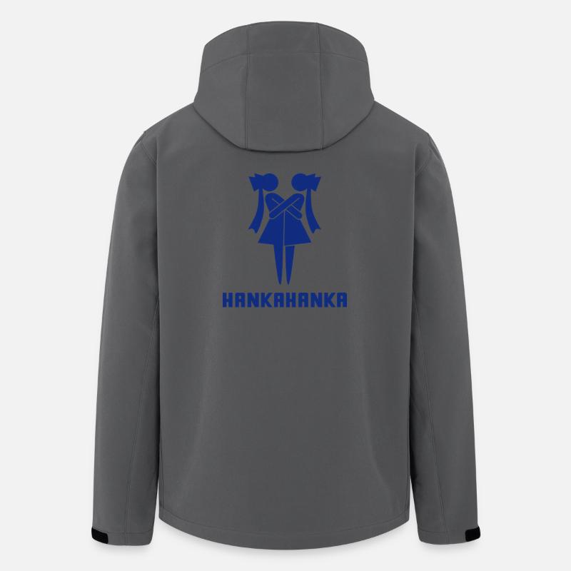 HANKAHANKA - Recycelte Männer Softshell-Jacke von Stanley/Stella - Anthrazit