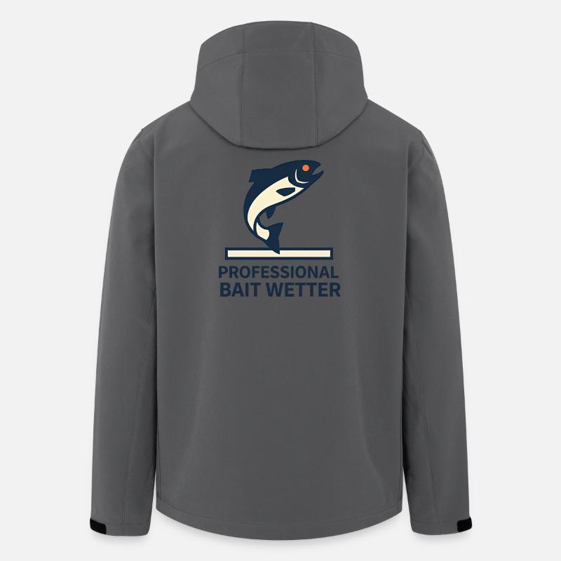 Pro Bait Wetter - Recycelte Männer Softshell-Jacke von Stanley/Stella - Anthrazit
