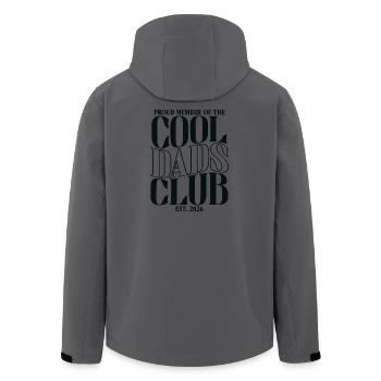 Cool Dads Club - Vatertag Papa Geschenk - Recycelte Männer Softshell-Jacke von Stanley/Stella - Anthrazit - Hinten - AI Model Male 185 light (185cm)