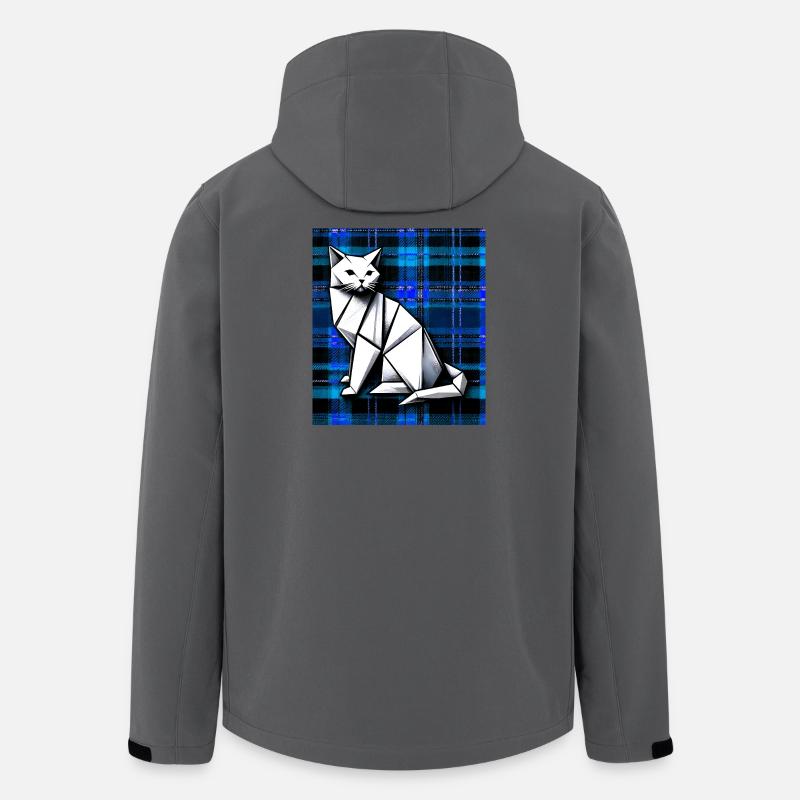 chat - Veste softshell homme en polyester recyclé Stanley/Stella - charbon