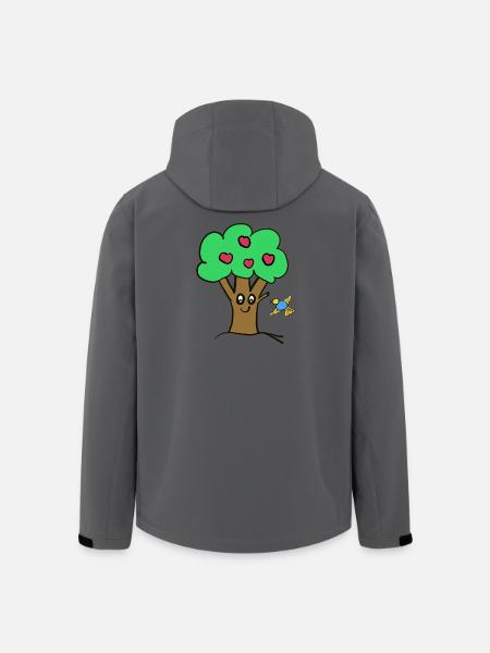 Apple Tree Tree Nature Bird - Men’s Recycled Softshell Jacket by Stanley/Stella - anthracite