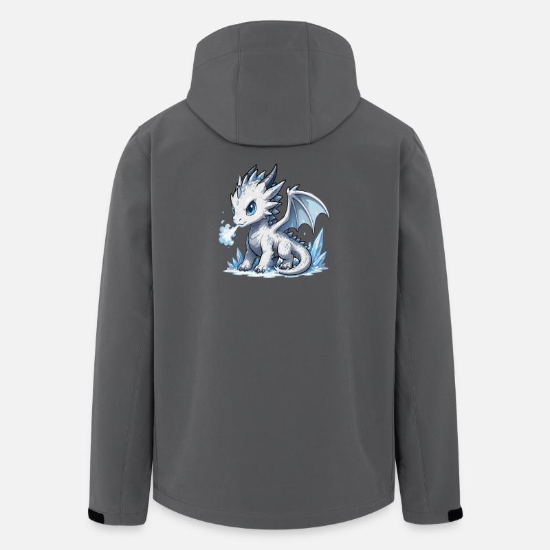 Dragon de Glace de Cristal - Veste softshell homme en polyester recyclé Stanley/Stella - charbon