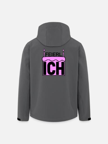 ich feierlich - Recycelte Männer Softshell-Jacke von Stanley/Stella - Anthrazit