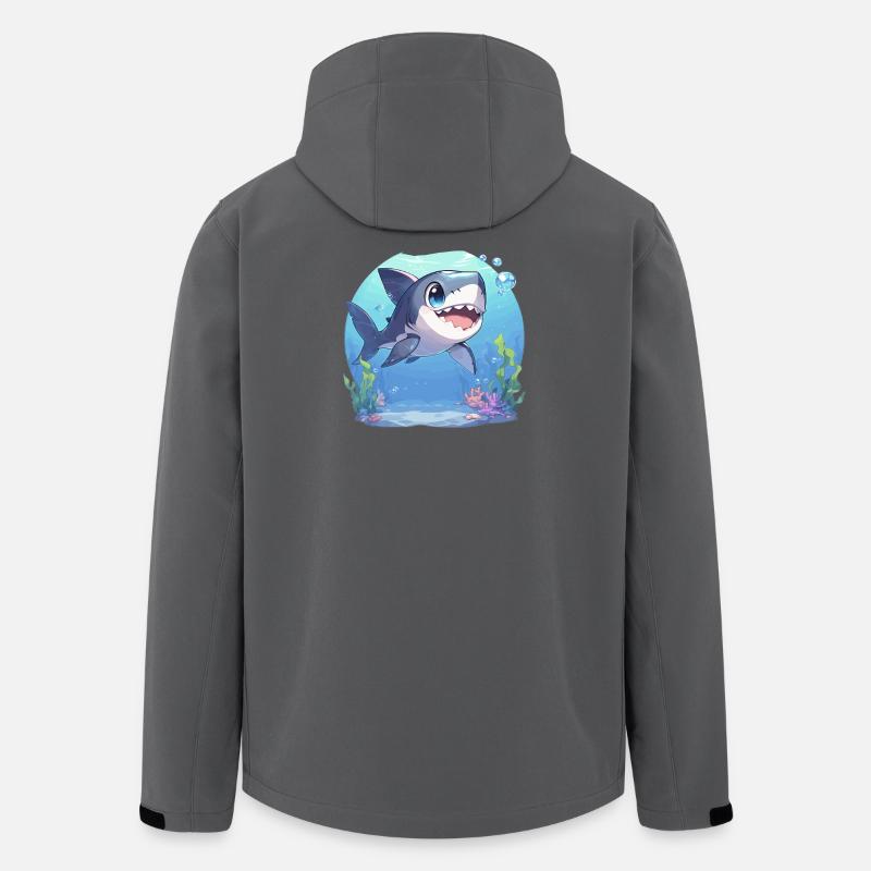 Megalodons Megalodon - Recycelte Männer Softshell-Jacke von Stanley/Stella - Anthrazit