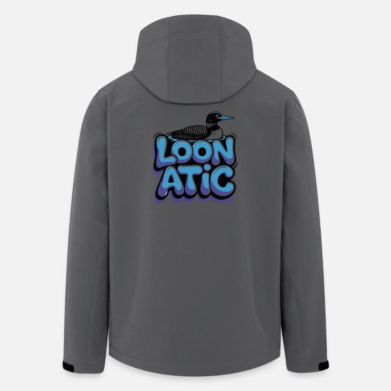 Loon Waterfowl Loonatic - Men’s Recycled Softshell Jacket by Stanley/Stella - anthracite